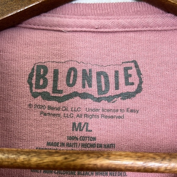 Blondie - Blondie Heart Of Glass Call Me Pictures Short Sleeve T Shirt Size M/L - Picture 7 of 8